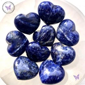 Sodalite Gemstone Crystal Heart